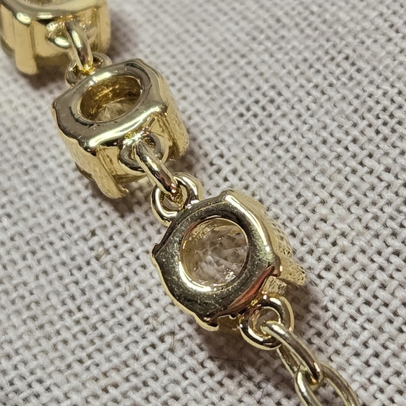 New Carolee Ombre Candy Gold Tone Necklace Multi Colored Pastel Crystal $125 - Picture 7 of 16